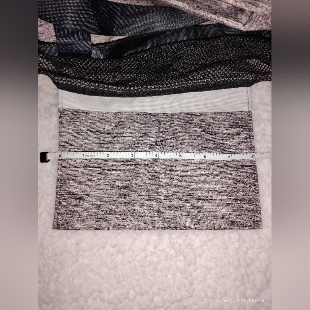 "PINK" VICTORIA'S SECRET GRAY AND BLACK MEDIUM TOTE BAG - Picture 9 of 10